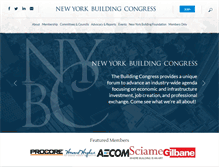 Tablet Screenshot of buildingcongress.com